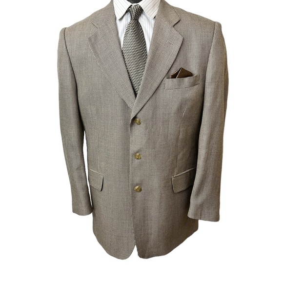 FENZIA MENS SPORT BLAZER, SIZE 44R A BLEND OF SILK AND WOOL. IN GREAT CO… - Picture 2 of 12